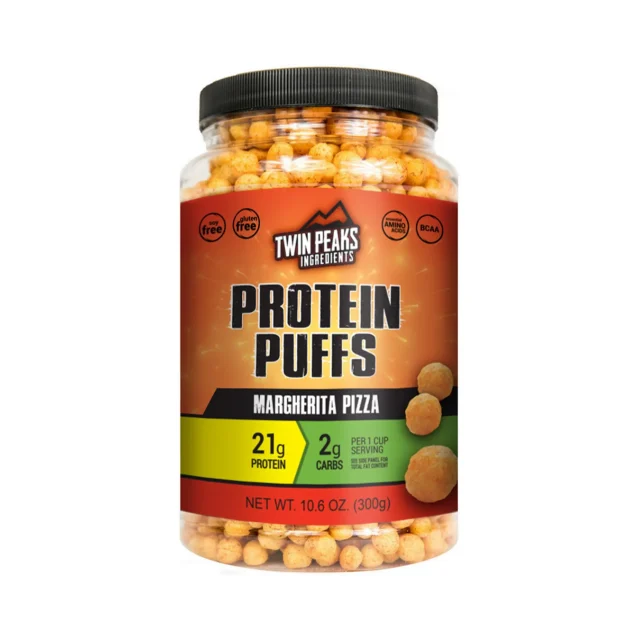Twin Peaks Protein Puffs Margherita Pizza